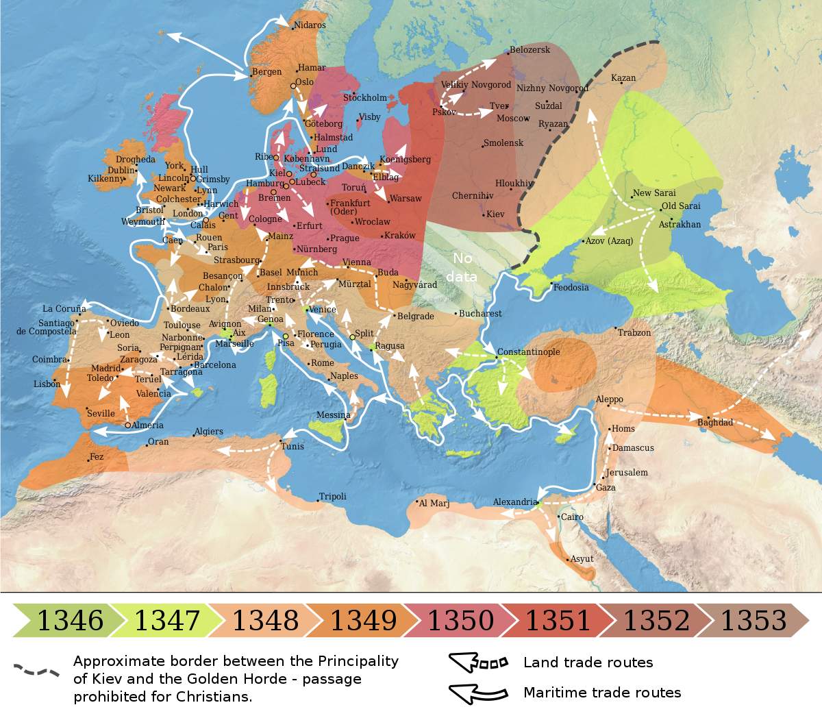  https://en.wikipedia.org/wiki/Black_Death#/media/File:1346-1353_spread_of_the_Black_Death_in_Europe_map.svg 