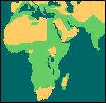 Mapa da distribuição da malária
